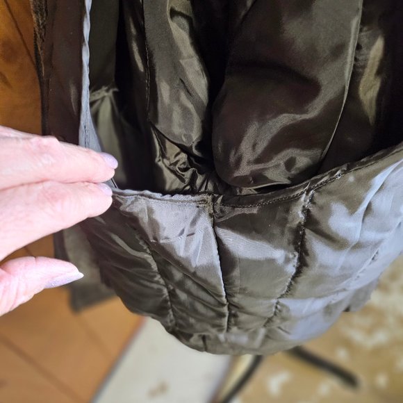 Men's Winter Leather Jacket With Detachable Under Vest And Collar Size XL Tag On - Picture 9 of 16